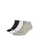Adidas Thin Linear Αθλητικές Κάλτσες Πολύχρωμες 3 Ζεύγη