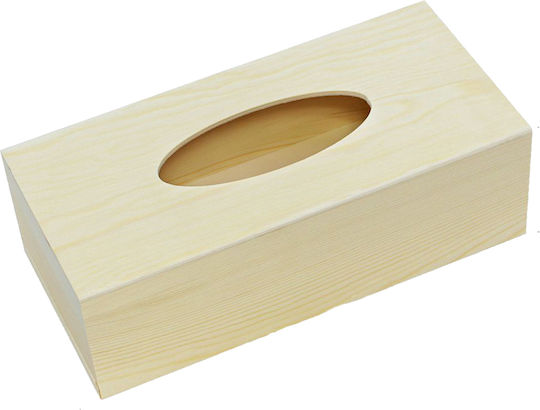 Tpster Suport pentru șervețele Lemn Bej 23.5x13x10cm 11779