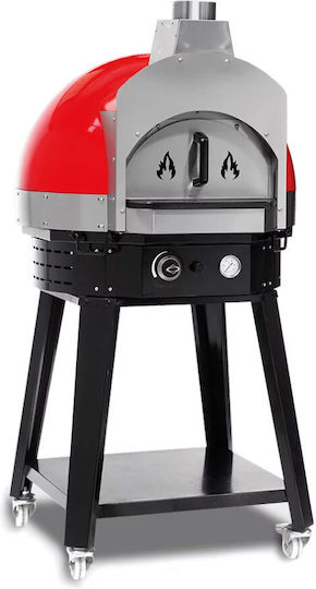Empero EMP.SP0.H-60-R Ø60cm Pizzaofen LPG Traditionell 75.5x81.5x146.5cm