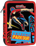 Must Extreme Parkour Pencil Case Full with 2 Compartments