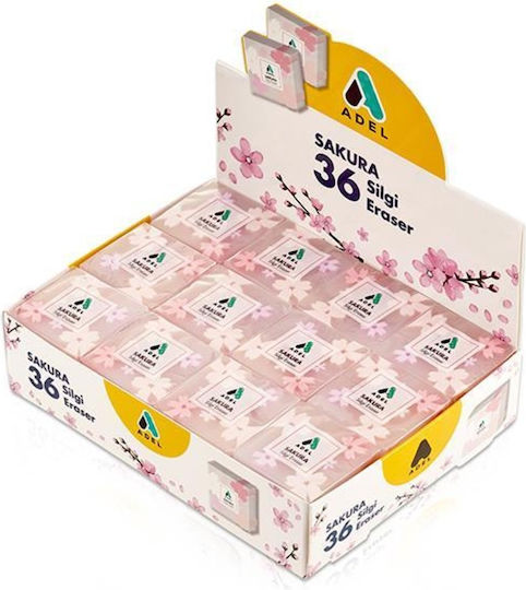 Adel Гума за Молив Sakura ------2 1бр Розов
