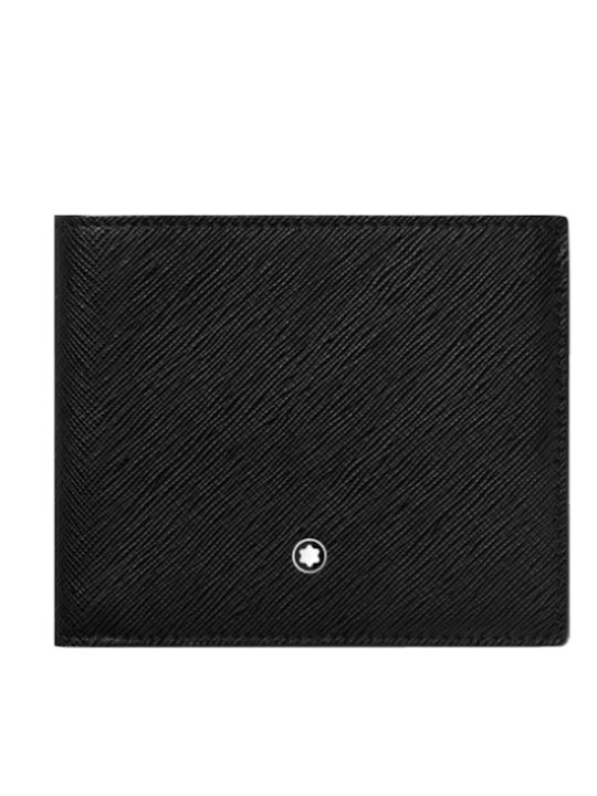Sartorial Wallet Δερμάτινο Ανδρικό Πορτοφόλι Μαύρο