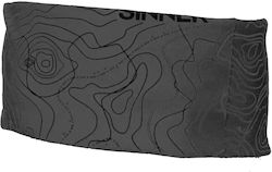 Sinner Microfiber Спортна лента за глава Сив