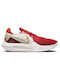 Nike Precision 6 Χαμηλά Μπασκετικά Παπούτσια Phantom / Team Red / Light Crimson / Metallic Gold