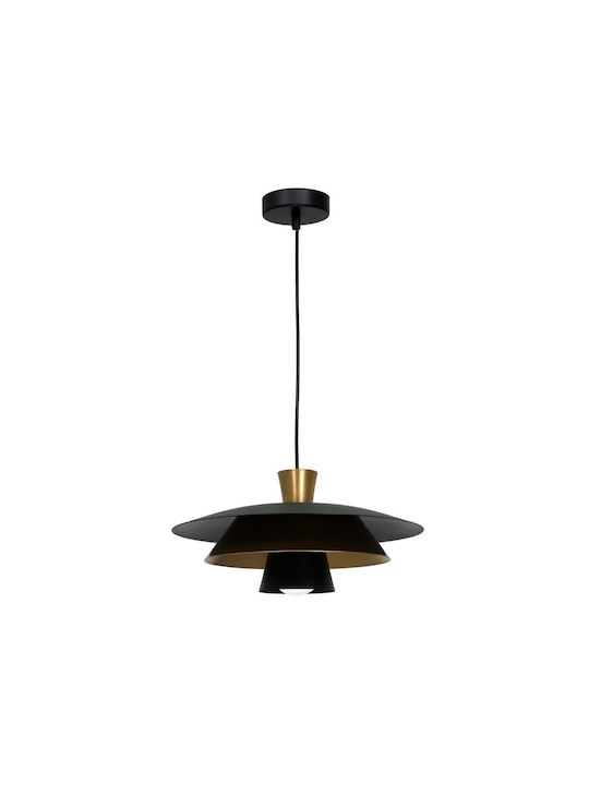 Luminex Luminex Ceiling Light Black Bell with E27 Socket