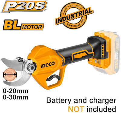 Ingco Battery Pruner 20V with Cut Diameter 30mm