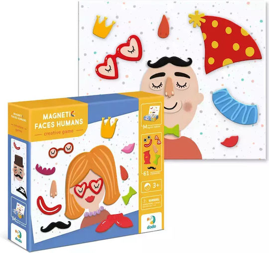 Dodo Magnetic Construction Toy Faces Humans for Children 3+ Years