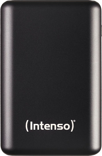 Intenso A10000 Power Bank 10000mAh 20W με Θύρα USB-A και Θύρα USB-C Μαύρο
