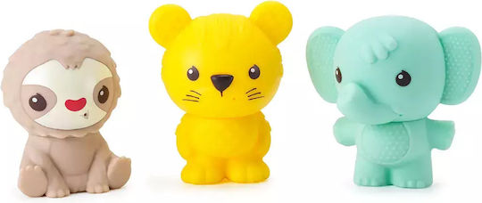 Infantino Bath Squirters Animals Water Faces for 0++ Months 3pcs