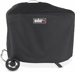 Weber Grill Cover Black Compatible with the Traveler from Polyester 99.6x55.88x143.8cm