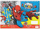 Διακάκης Μπλοκ Ζωγραφικής Spiderman C4 22.9x32.4cm 40 Φύλλα