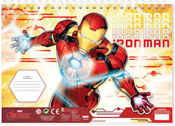 Diakakis Блок За Рисуване Iron Man C4 (22,9 x 32,4 см) (Различни Дизайни)