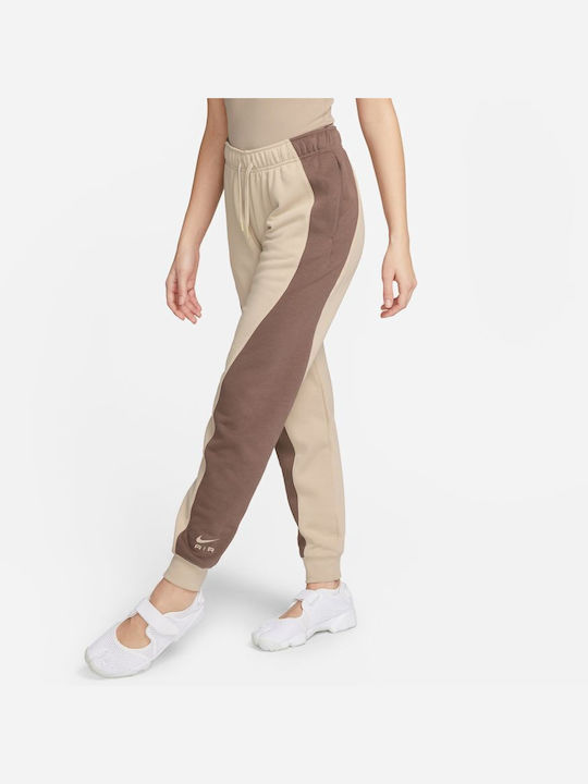 Nike Damen-Sweatpants Jogger Beige