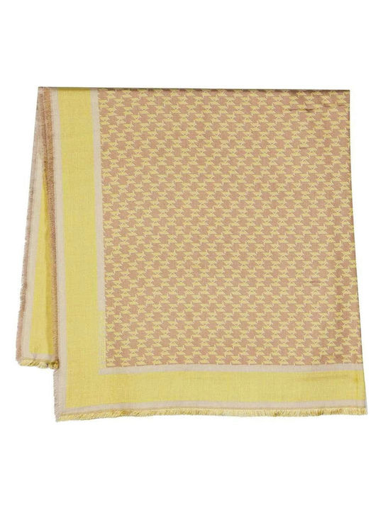 Karl Lagerfeld Women's Wool Scarf Yellow