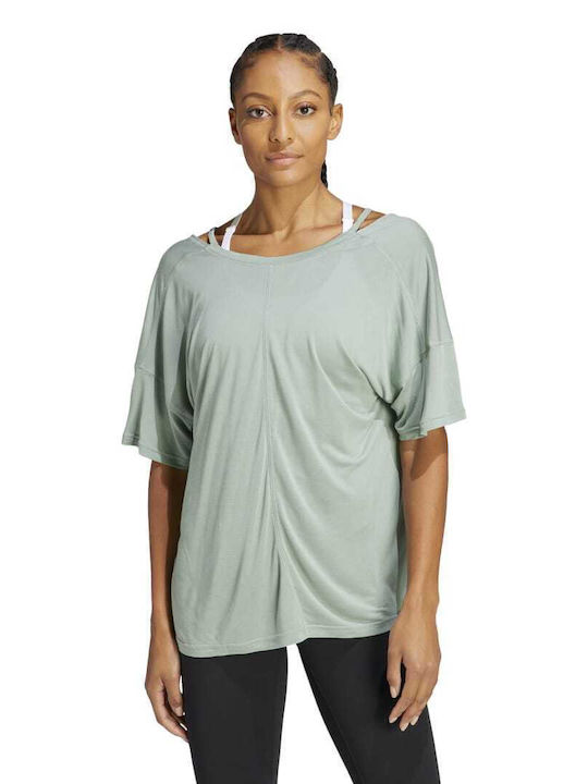 Adidas Feminin Sport Oversized Tricou Uscare rapidă Turcoaz