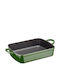 Navaris Casserole Ταψί Ορθογώνιο από Μαντέμι Dark Green 25.7x33.2cm