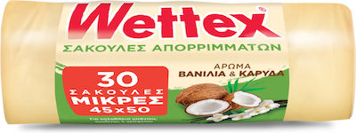 Wettex Αρωματικές Σακούλες Απορριμάτων 45x50cm 30τμχ Μπεζ