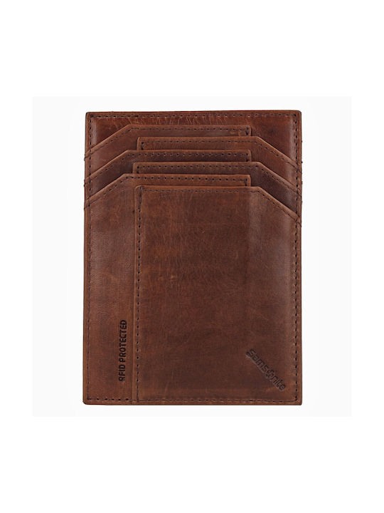 Samsonite Men's Leather Wallet Brown