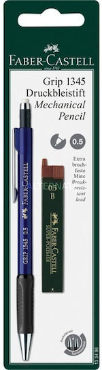Faber-Castell Druckbleistift 1345 Μηχανικό Μολύβι 2τμχ Μπλε