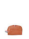 Toiletry Bag in Tabac Brown color 24cm
