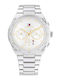 Tommy Hilfiger Carrie Women's Watch Chronograph with Silver Metal Bracelet