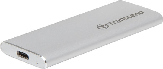 Transcend ESD260C USB-C Εξωτερικός SSD 1TB 2.5" Ασημί