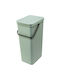 Brabantia Sort & Go Coș de gunoi Deșeuri Plastic Jade Green 40lt 1buc