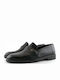 Leder Herren Mokassins in Schwarz Farbe