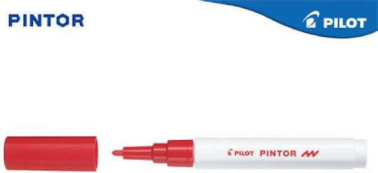 Pilot Pintor F Ανεξίτηλος Μαρκαδόρος Κόκκινο 2.8mm