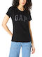 GAP Damen T-shirt Schwarz