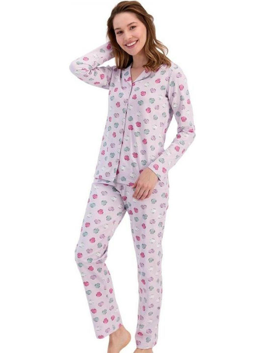 Roly Poly Set Pijamale pentru Femei Lila