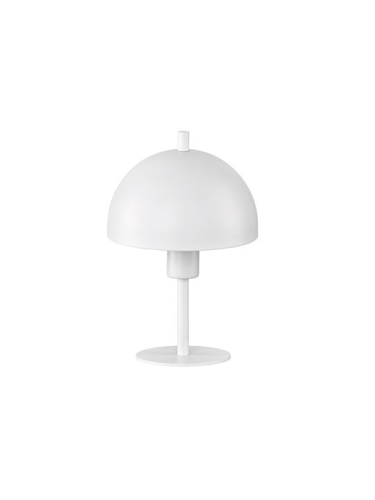Fischer Honsel Kia Tischlampe Dekorative Lampe mit Fassung für Lampe E14 Weiß