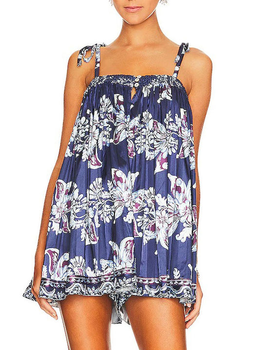 Nightgown Free People Rule The World Romper FP8921CYS-NAVY COMBO Women's