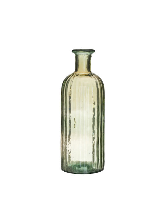Click Vază Decorativă Sticlă Ecru 12x12x34cm 1buc