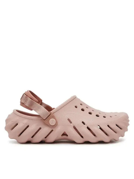 Crocs Echo Γυναικεία Σαμπό Pink Clay 207937-6TY