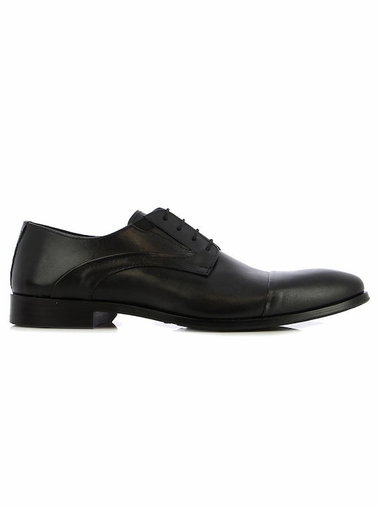 Fratelli Petridi Men's Leather Casual Shoes Black