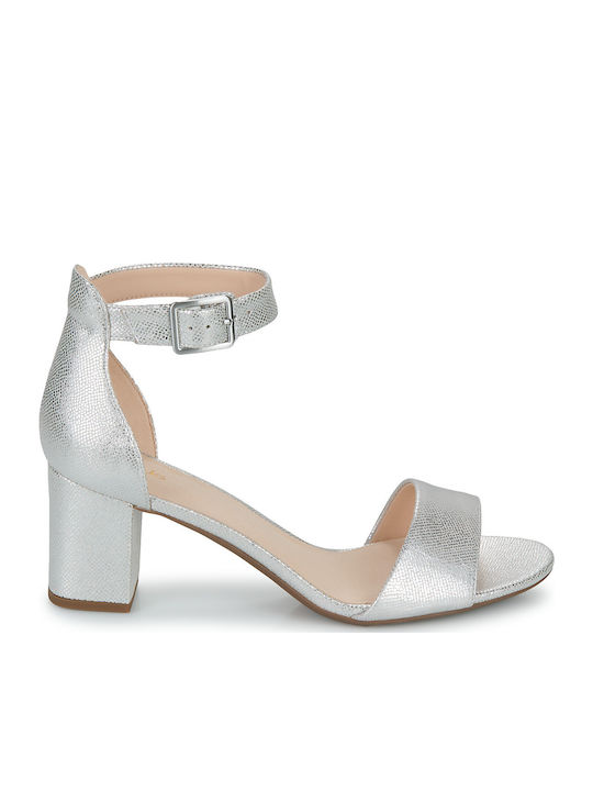 Clarks Deva Mae Πέδιλα Ασημί