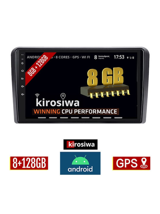Kirosiwa Car Audio System Hummer H1 H1 2007 (Bluetooth/USB/AUX/WiFi/GPS) with Touch Screen 9"