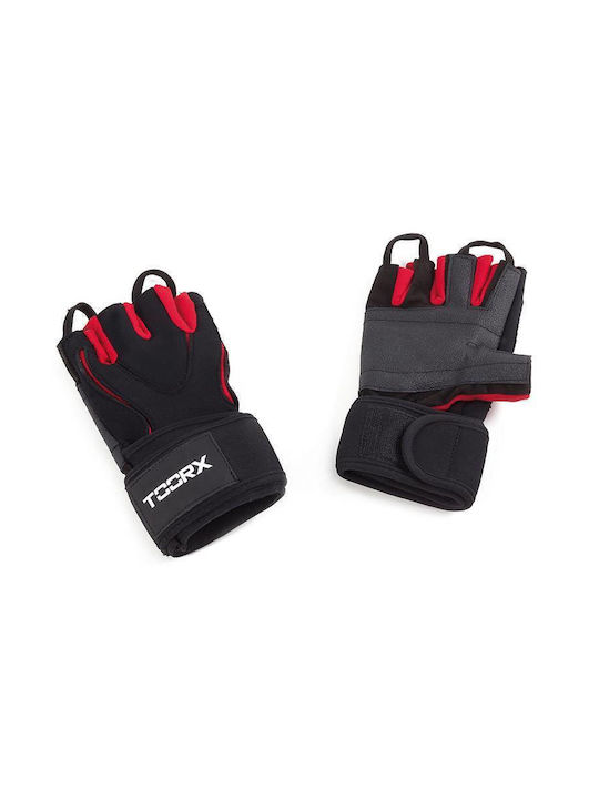 Toorx Spandex Mănuși Sport Pentru Bărbați Sala De Sport Negre