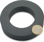 Ferrite Round Magnet with Hole and Traction Force 10.5kg L15xW15mm