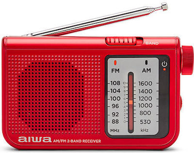 Aiwa RS-55 Mini Radio Battery Red