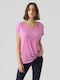 Vero Moda Women's T-shirt Cyclamen