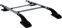 Omtec Roof Bars Aluminum (with Roof Rack Legs) Silver