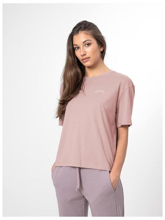 Γυναικείο Oversized T-shirt Ροζ