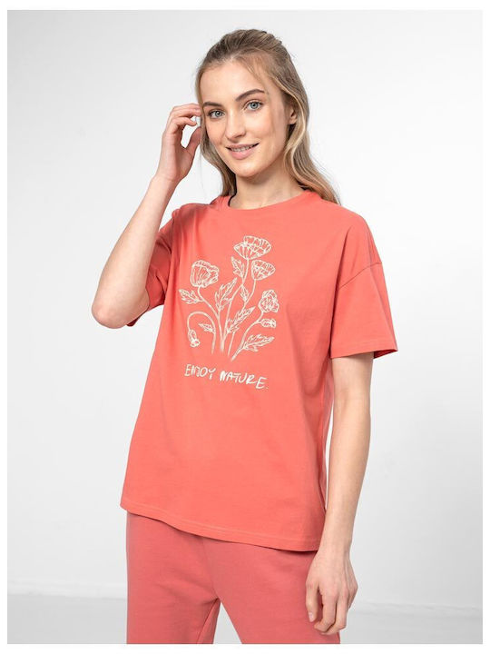 Outhorn Women's Oversized T-shirt Orange