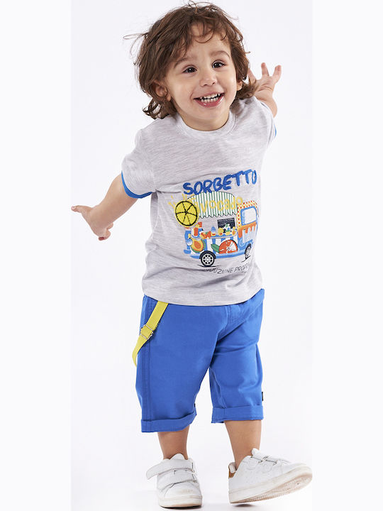 Kids' Set with Shorts Summer 2pcs Gray