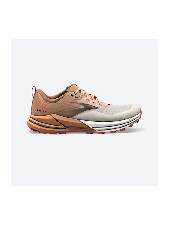 Brooks Cascadia 16 Pantofi Sport Pentru Bărbați Trail Albi / Biscuiți / Rooibos