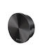 Geesa Opal Single Wall-Mounted Bathroom Hook ​9x9cm Black Brushed