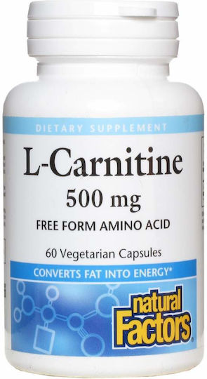 Natural Factors L-Carnitine 500mg 60 veg. caps
