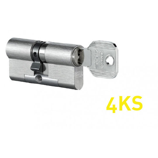 EVVA Cilindru de Încuietoare De Securitate 4ks 70mm (30-40) Argintiu